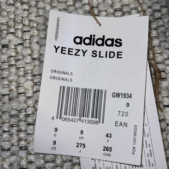 adidas gazelle silver green womens ADIDAS YEEZY SLIDE PURE (GW1934) – Blank Room main image 1